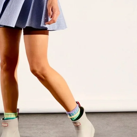 Free People Hunter Play Short Nebula Wellies Boot Matte Zinc Gray - Picture 7 of 8